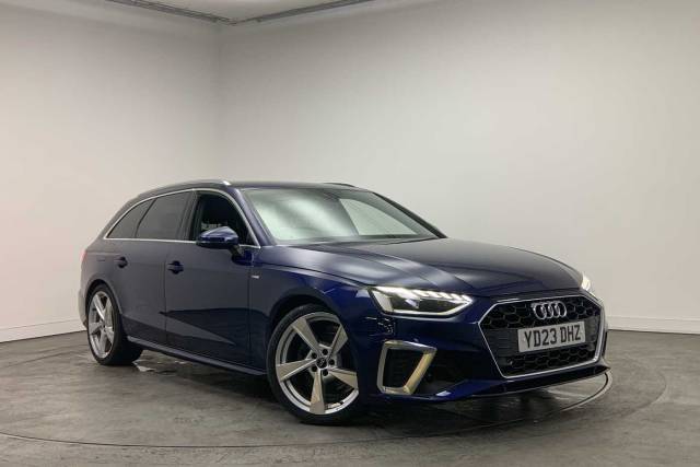 Audi A4 Avant 2.0 Avant S line 35 TFSI  150 PS S tronic Estate Petrol Navarra Blue Metallic