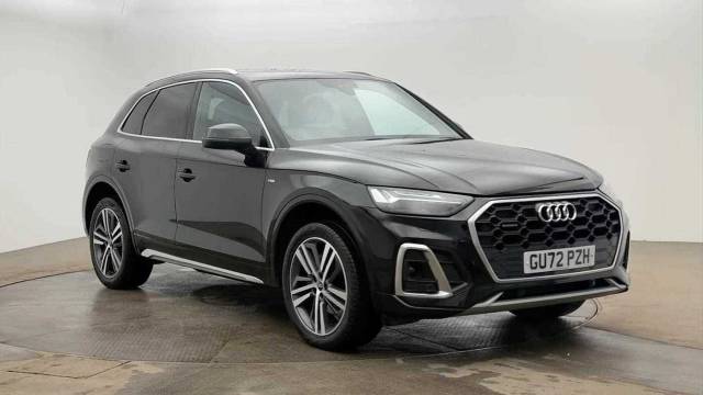 Audi Q5 2.0 S line 45 TFSI quattro 265 PS S tronic 4x4 vehicle Petrol Mythos black, metallic