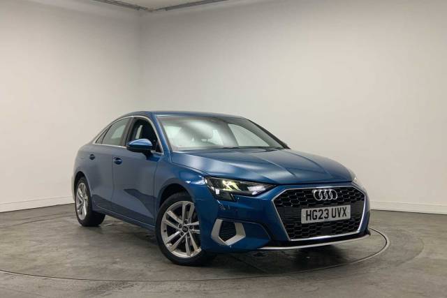 Audi A3 Saloon 1.5 Sport 35 TFSI  150 PS S tronic Saloon Petrol Atoll blue, metallic