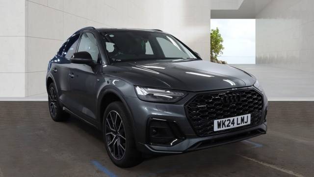Audi Q5 Sportback TFSI e 2.0 Black Edition 50 TFSI e quattro 299 PS S tronic 4x4 vehicle Hybrid Daytona Grey Pearl Effect