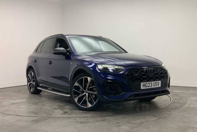 Audi Q5 2.0 Vorsprung 45 TFSI quattro 265 PS S tronic 4x4 vehicle Petrol Navarra blue, metallic