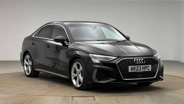 Audi A3 Saloon 1.5 S line 35 TFSI  150 PS S tronic Saloon Petrol Mythos black, metallic