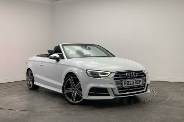 Audi S3 Cabriolet 2.0 TFSI  300 PS S tronic Sports car Petrol Ibis White