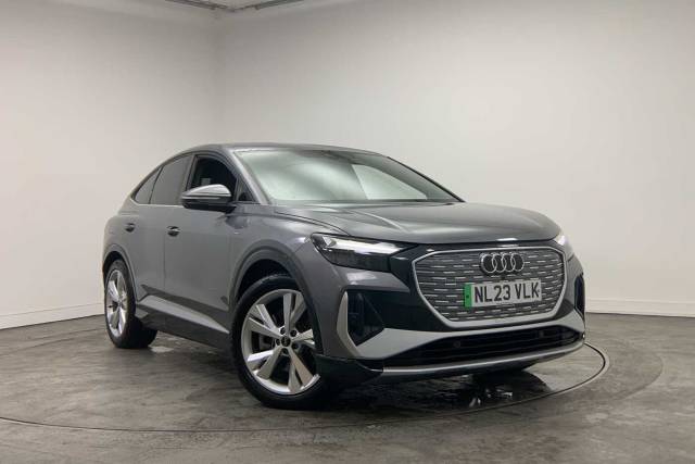Audi Q4 Sportback e-tron Q4 Sportback S line 40 e-tron  150,00 kW 4x4 vehicle Electric Typhoon grey, metallic
