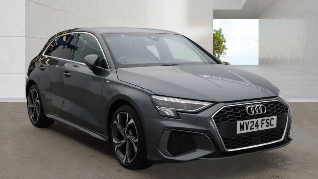 Audi A3 Sportback 1.0 S line 30 TFSI  110 PS S tronic Hatchback Petrol Daytona Grey Pearl Effect