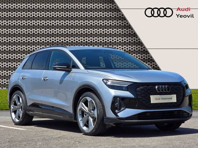 Audi Q4 e-tron Q4  Black Edition 40 e-tron  150,00 kW 4x4 vehicle Electric Floret silver, metallic
