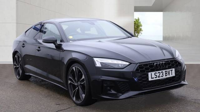 Audi A5 Sportback 2.0 Black Edition 40 TFSI  204 PS S tronic Hatchback Petrol Mythos black, metallic