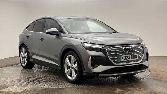 Audi Q4 Sportback e-tron Q4 Sportback S line 40 e-tron  150,00 kW 4x4 vehicle Electric Typhoon grey, metallic