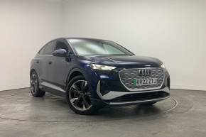 Audi Q4 Sportback e-tron 2022 at Yeovil Audi Yeovil