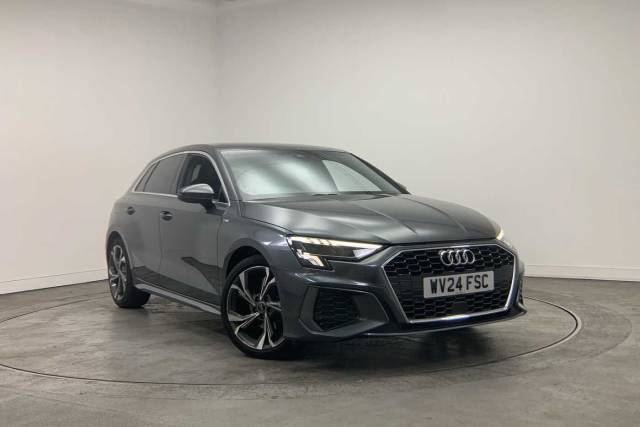 Audi A3 Sportback 1.0 S line 30 TFSI  110 PS S tronic Hatchback Petrol Daytona Grey Pearl Effect