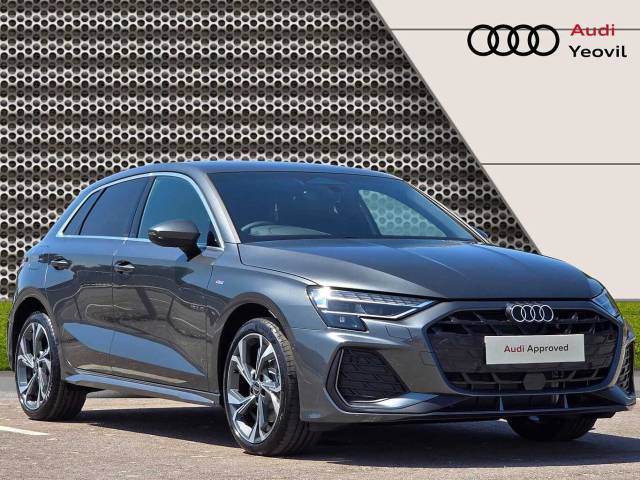 Audi A3 Sportback 1.5 S line TFSI e  204 PS S tronic Hatchback Hybrid Daytona Grey Pearl Effect