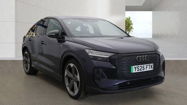 Audi Q4 Sportback e-tron Q4 Sportback Black Edition 45 e-tron quattro 210,00 kW 4x4 vehicle Electric Aurora violet, metallic