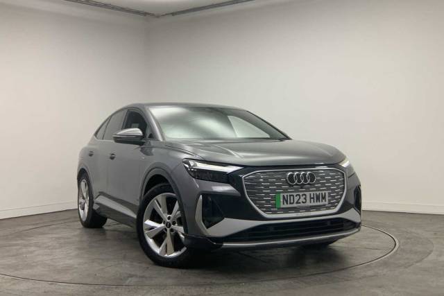 Audi Q4 Sportback e-tron Q4 Sportback S line 40 e-tron  150,00 kW 4x4 vehicle Electric Typhoon grey, metallic