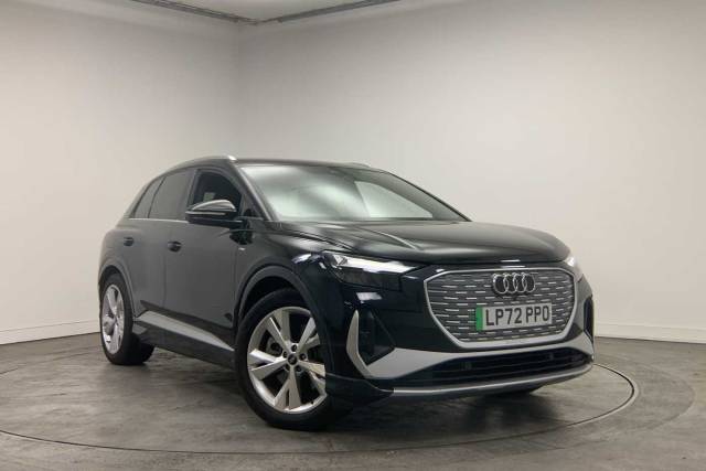 Audi Q4 e-tron Q4  S line 40 e-tron  150,00 kW 4x4 vehicle Electric Mythos black, metallic