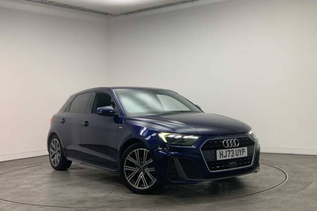 Audi A1 Sportback 1.0 S line 30 TFSI  110 PS S tronic Hatchback Petrol Navarra blue, metallic