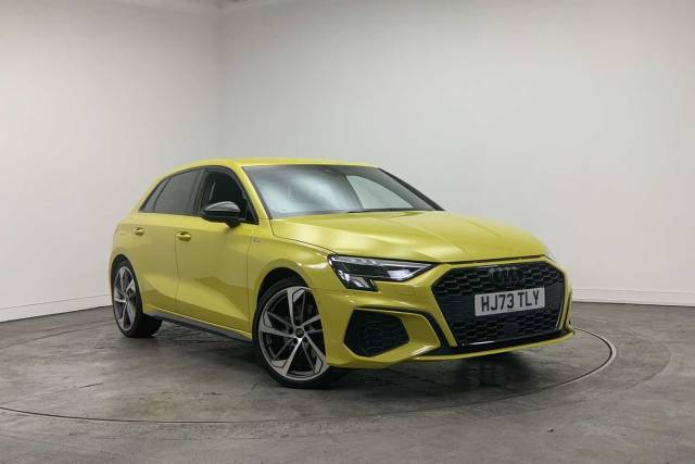 Audi A3 Sportback 1.5 Black Edition 35 TFSI  150 PS S tronic Hatchback Petrol Python Yellow Metallic