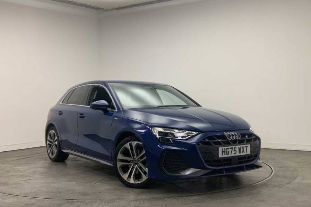 Audi A3 Sportback 1.5 S line TFSI  116 PS S tronic Hatchback Petrol Ascari Blue Metallic