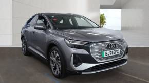 Audi Q4 Sportback e-tron 2021 at Yeovil Audi Yeovil