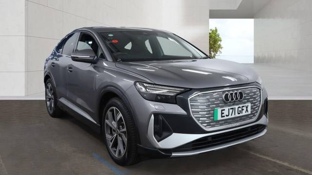 Audi Q4 Sportback e-tron Q4 Sportback Launch Edition 40 e-tron  150,00 kW 4x4 vehicle Electric Typhoon Grey Metallic