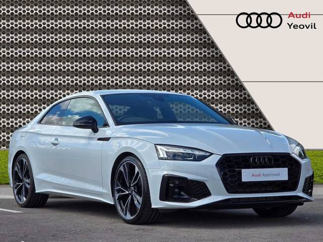 Audi A5 Coupe 2.0 Coup- Black Edition 35 TFSI  150 PS S tronic Coupe Petrol Glacier white, metallic