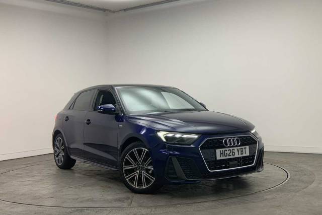 Audi A1 Sportback 1.0 S line 25 TFSI  95 PS S tronic Hatchback Petrol Navarra blue, metallic