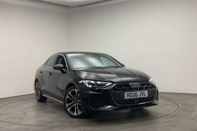 Audi A3 Saloon 1.5 S line TFSI  116 PS S tronic Saloon Petrol Mythos black, metallic