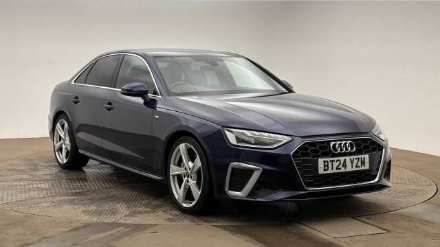 Audi A4 Saloon 2.0 S line 40 TFSI  204 PS S tronic Saloon Petrol Navarra Blue Metallic