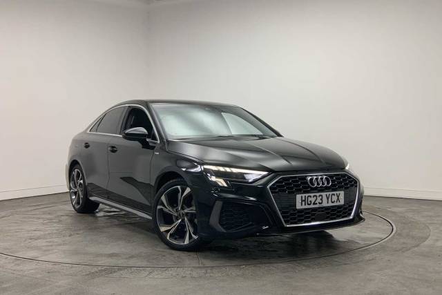 Audi A3 Saloon 1.5 S line 35 TFSI  150 PS S tronic Saloon Petrol Mythos black, metallic