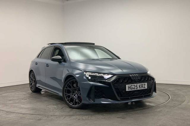 Audi RS 3 Sportback 2.5 3 Carbon Black   400 PS S tronic Hatchback Petrol Kemora Grey Metallic
