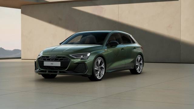 Audi A3 Sportback AUDI A3 Sportback Black Edition TFSI 150 PS S tronic Sportback Petrol District green, metallic