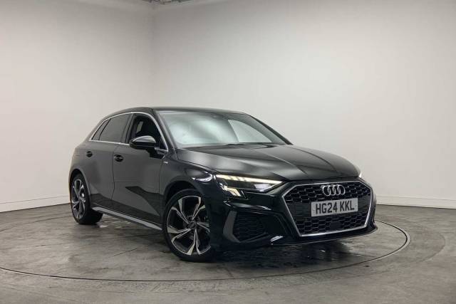 Audi A3 Sportback 1.0 S line 30 TFSI  110 PS 6-speed Hatchback Petrol Mythos black, metallic