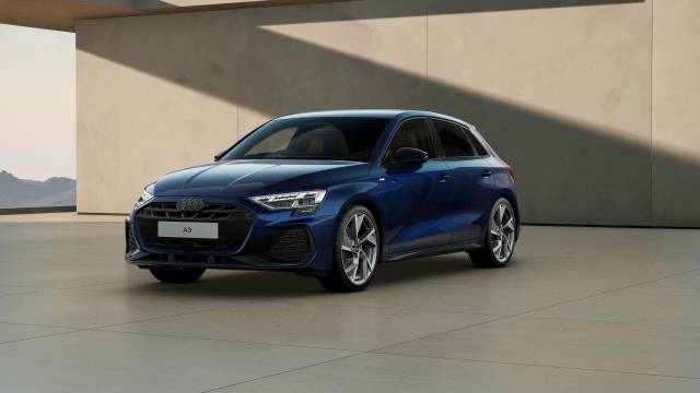 Audi A3 Sportback AUDI A3 Sportback Black Edition TFSI 150 PS S tronic Sportback Petrol Navarra blue, metallic
