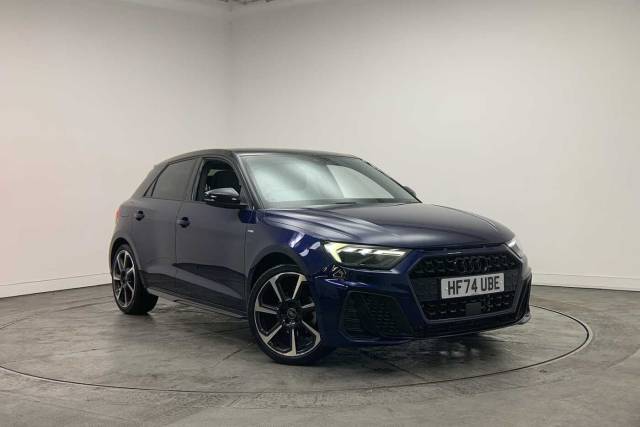 Audi A1 Sportback 1.5 Black Edition 35 TFSI  150 PS S tronic Hatchback Petrol Navarra blue, metallic