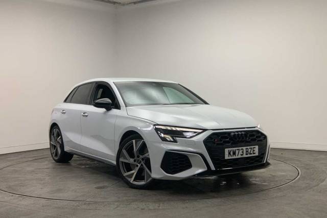 Audi S3 Sportback 2.0 Black Edition TFSI  310 PS S tronic Hatchback Petrol Glacier white, metallic