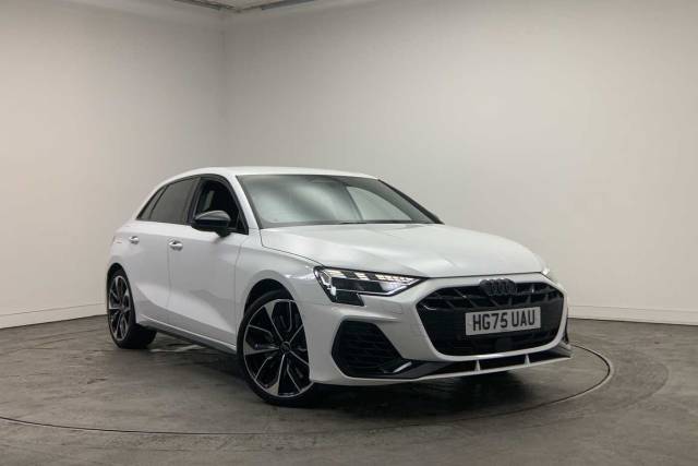 Audi S3 Sportback 2.0 Black Edition TFSI  333 PS S tronic Hatchback Petrol Arkona white, solid