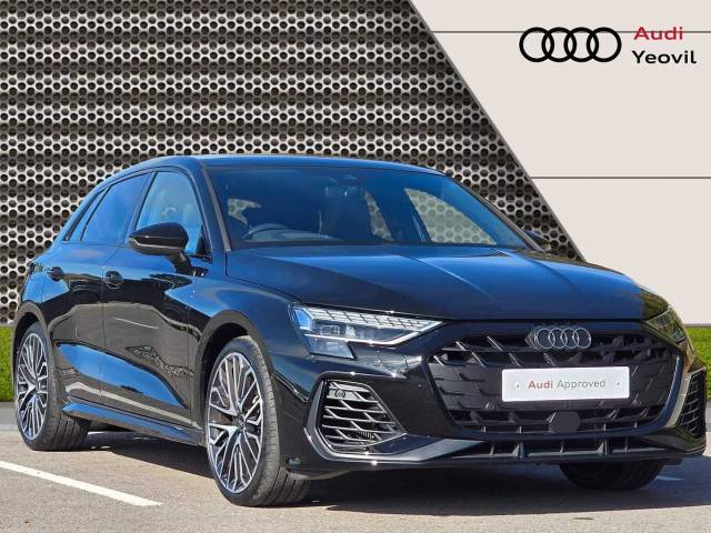 Audi S3 Sportback 2.0 Black Edition TFSI  333 PS S tronic Hatchback Petrol Mythos black, metallic