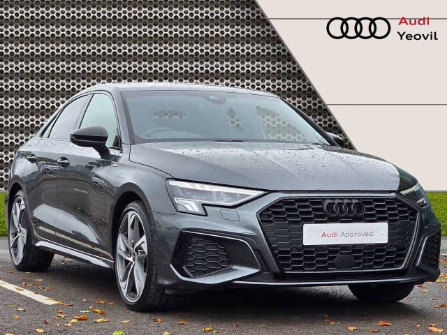 Audi A3 Saloon 1.5 Black Edition 35 TFSI  150 PS S tronic Saloon Petrol Daytona Grey Pearl Effect
