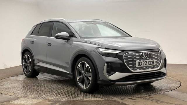 Audi Q4 e-tron S line 35  125,00 kW 4x4 vehicle Electric Pebblestone Grey