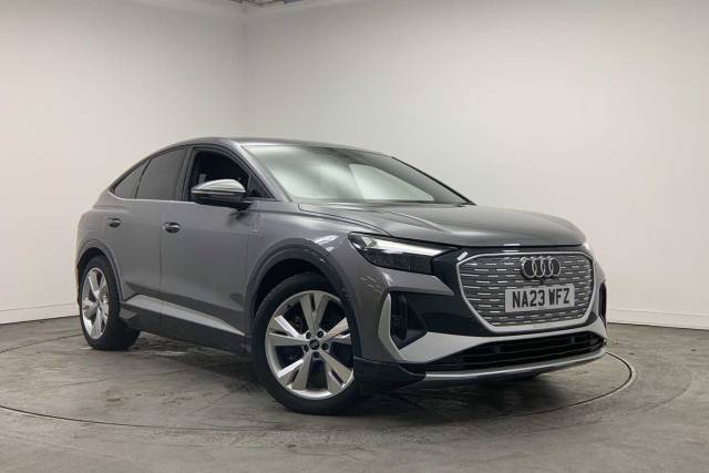 Audi Q4 Sportback e-tron S line 40  150,00 kW 4x4 vehicle Electric Typhoon grey, metallic