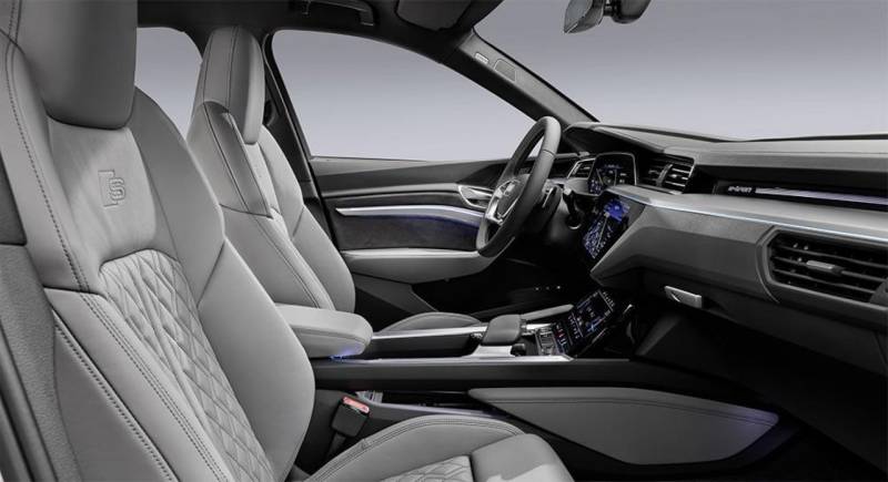 Audi e-tron Sportback interior features