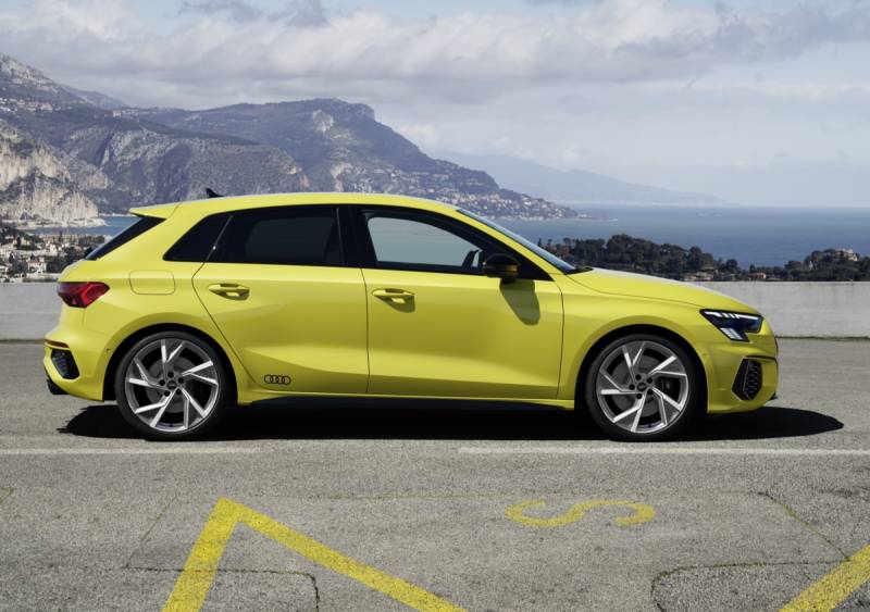 Audi S3 Sportback Yellow