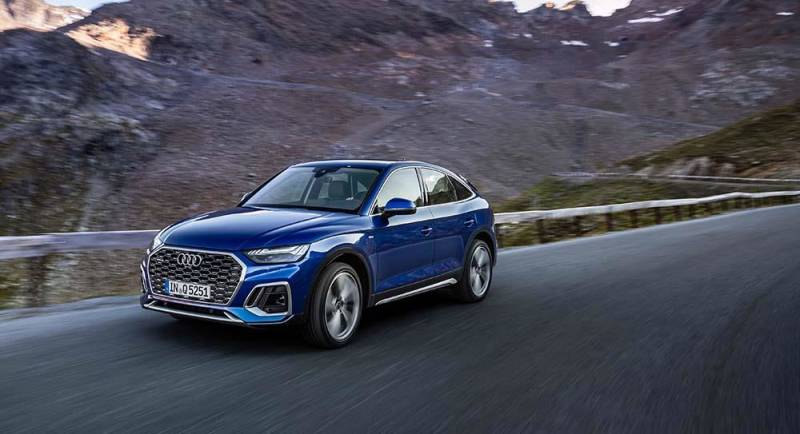 Audi Q5 Sportback on the road