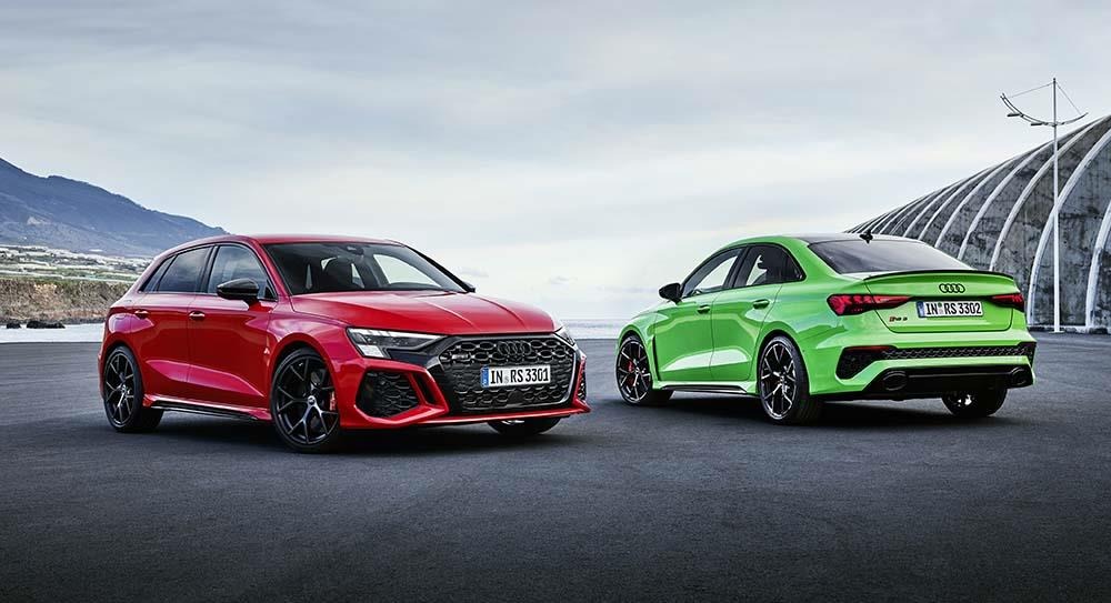 The new Audi RS 3 Sportback and RS 3 Saloon