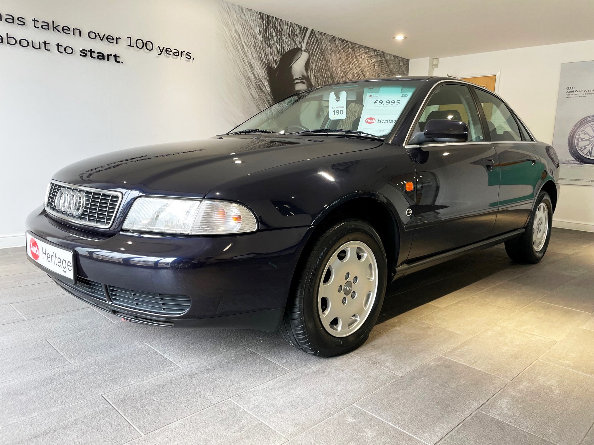 Stunning A4 Saloon (B5) on display at Yeovil Audi