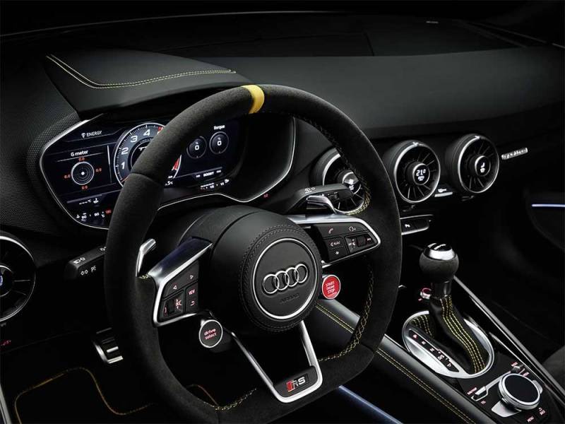 TT RS Coupé interior