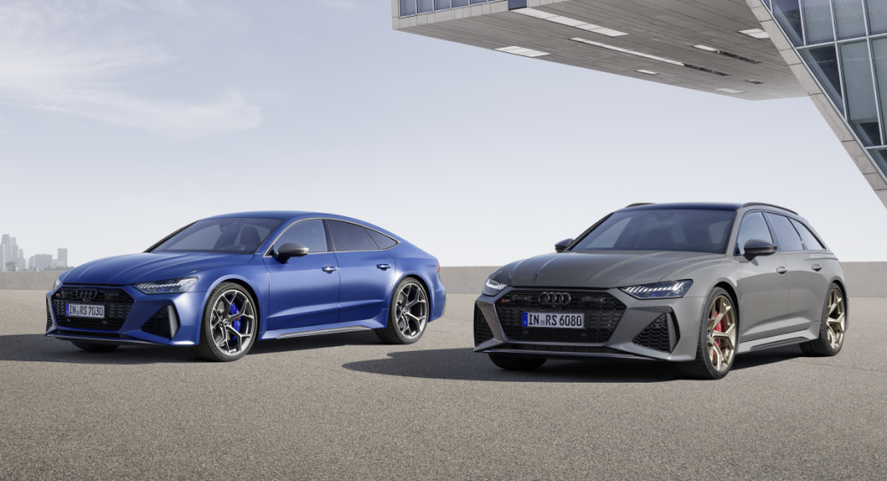 Dynamic power meets expressive design: The Audi RS 6 Avant performance and  RS 7 Sportback performance