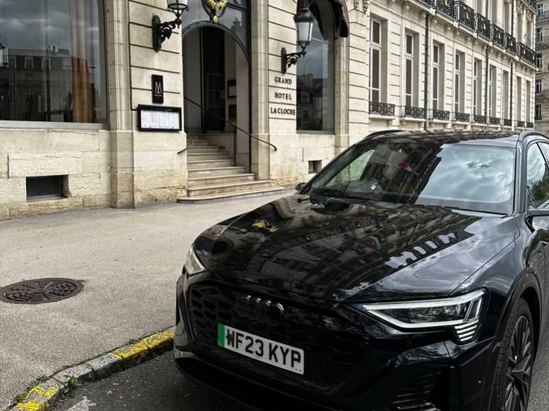 Audi Q8 e-tron at Grand Hotel La Cloche Dijon