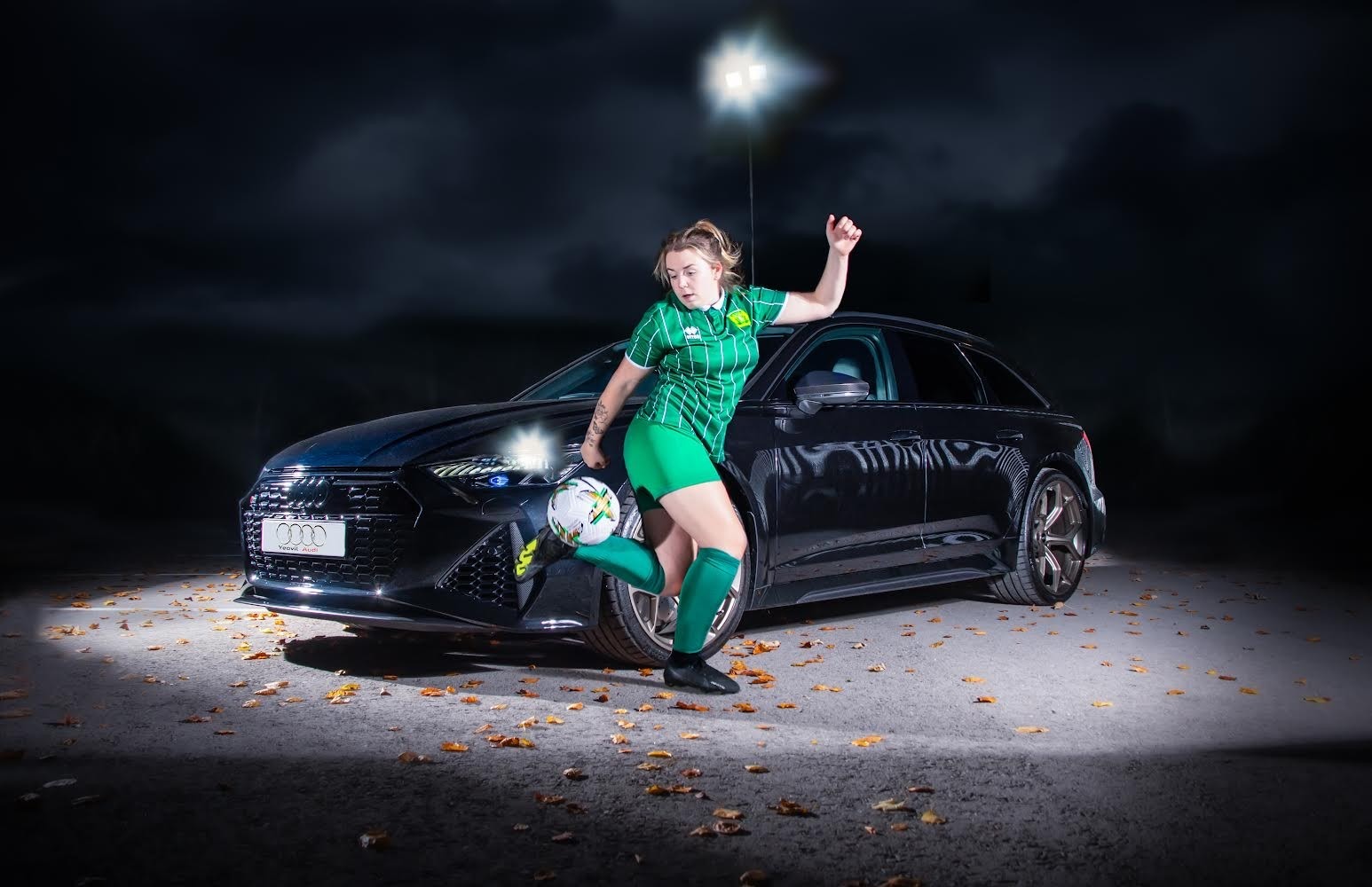 Yeovil Audi sponsors Yeovil Town Ladies FC player!